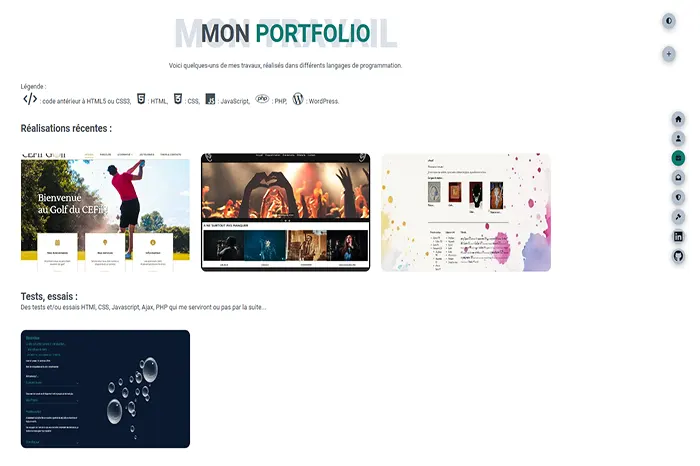 site actuel