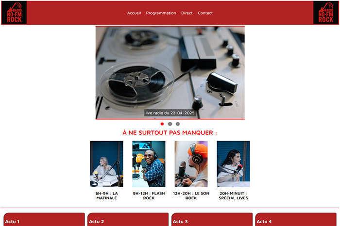 Site radio fm